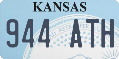 KS license plate 944ATH