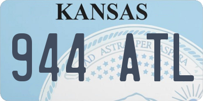 KS license plate 944ATL