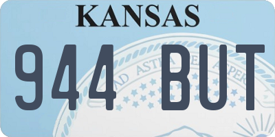 KS license plate 944BUT