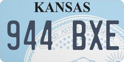 KS license plate 944BXE