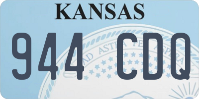 KS license plate 944CDQ