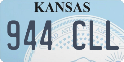 KS license plate 944CLL