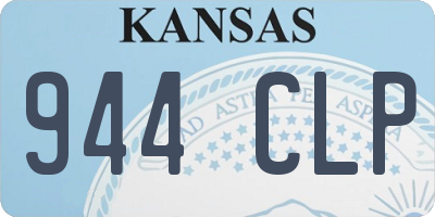KS license plate 944CLP
