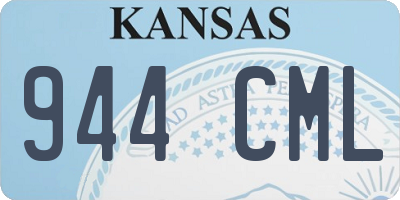 KS license plate 944CML