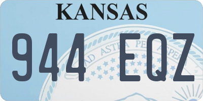 KS license plate 944EQZ