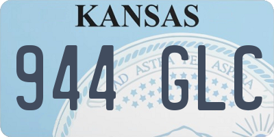 KS license plate 944GLC