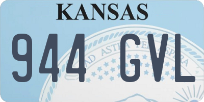 KS license plate 944GVL