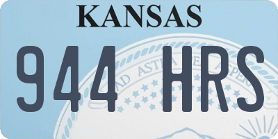KS license plate 944HRS