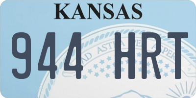KS license plate 944HRT