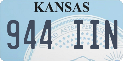 KS license plate 944IIN