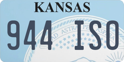 KS license plate 944ISO
