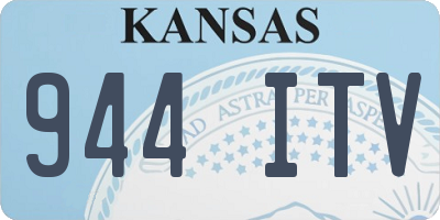 KS license plate 944ITV