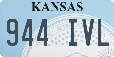 KS license plate 944IVL