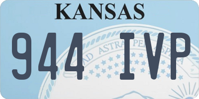 KS license plate 944IVP