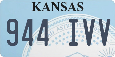 KS license plate 944IVV