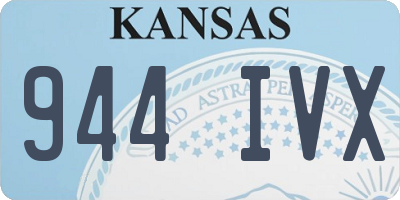 KS license plate 944IVX