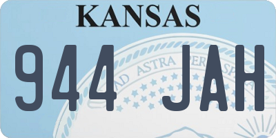 KS license plate 944JAH