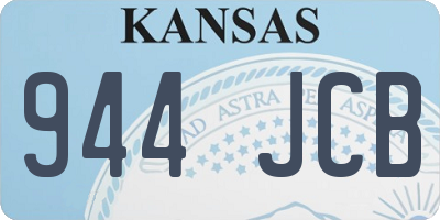 KS license plate 944JCB