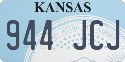KS license plate 944JCJ