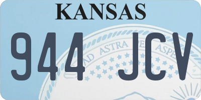 KS license plate 944JCV