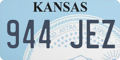 KS license plate 944JEZ