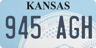 KS license plate 945AGH