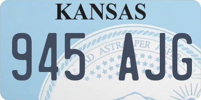 KS license plate 945AJG