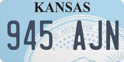 KS license plate 945AJN