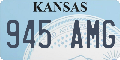 KS license plate 945AMG