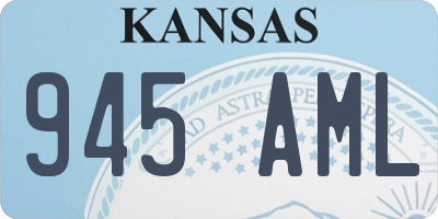 KS license plate 945AML