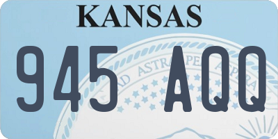 KS license plate 945AQQ