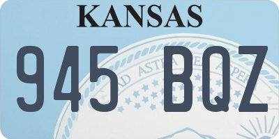 KS license plate 945BQZ