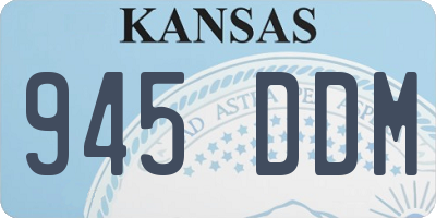 KS license plate 945DDM