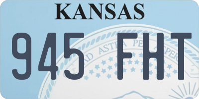 KS license plate 945FHT