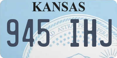 KS license plate 945IHJ