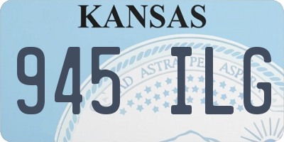 KS license plate 945ILG