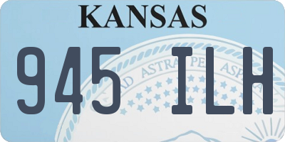 KS license plate 945ILH
