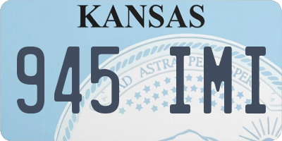 KS license plate 945IMI