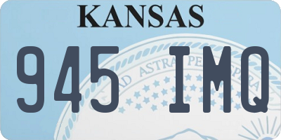 KS license plate 945IMQ