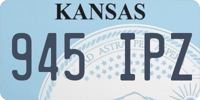 KS license plate 945IPZ