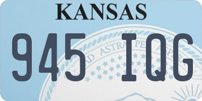 KS license plate 945IQG