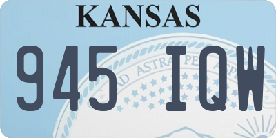 KS license plate 945IQW