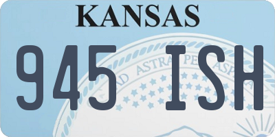 KS license plate 945ISH