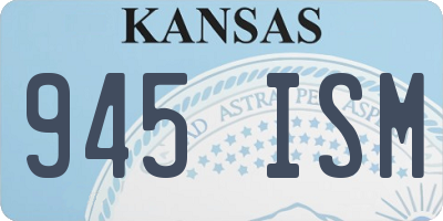 KS license plate 945ISM