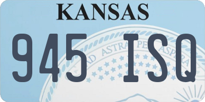 KS license plate 945ISQ
