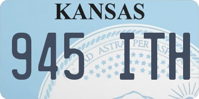 KS license plate 945ITH