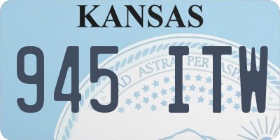 KS license plate 945ITW