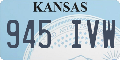 KS license plate 945IVW