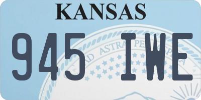 KS license plate 945IWE