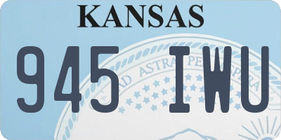KS license plate 945IWU